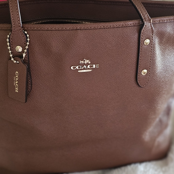 Coach Brown Leather Classic Tote - Picture 1 of 7